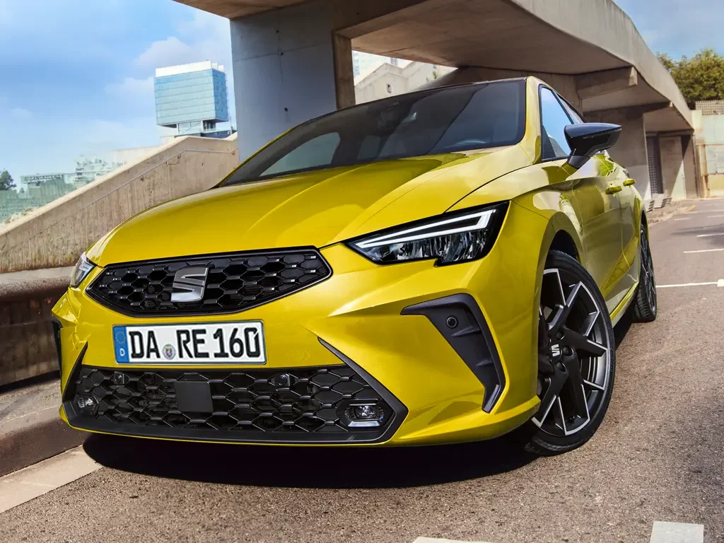 Seat Ibiza Facelift gelb
